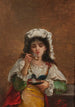 Warme soep - Mariano Fortuny Marsal — weergave van het kunstwerk