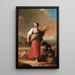L zomer - Mariano Salvador Maella — ingelijst kunstwerk aan de muur