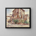 van Maison de Cuvier au Jardin des Plantes - Marie-Désiré Bourgoin — ingelijst kunstwerk aan de muur