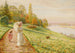 herfstwandeling - Marie-François Firmin-Girard — weergave van het kunstwerk