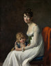 Madame Philippe Panon Desbassayns de Richemont Jeanne Églé Mourgue en haar zoon Eugène - Marie-Guillemine Benoist — weergave van het kunstwerk