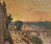 September 1914, richting het Orsay station - Marie-Joseph Léon Clavel Iwill — weergave van het kunstwerk