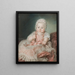 Alexandre Antoine Roslin 1764-1799 g.m. Adélaïde Abraham zoon van de kunstenaar - Marie-Suzanne Giroust — ingelijst kunstwerk aan de muur