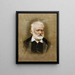 Victor Hugo - Marie Besson — ingelijst kunstwerk aan de muur