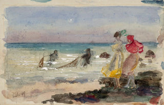 Marie Bracquemond - The beach at VeuleslesRoses.webp
