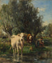 Bétail dans un paysage - Marie Dieterl — weergave van het kunstwerk
