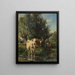 Bétail dans un paysage - Marie Dieterl — ingelijst kunstwerk aan de muur