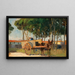 Een ezelwagen in een landschap van het zuiden - Marie Egner — ingelijst kunstwerk aan de muur