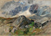 Een gletsjer in het Glockner-massief - Marie Egner — weergave van het kunstwerk