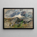 Een gletsjer in het Glockner-massief - Marie Egner — ingelijst kunstwerk aan de muur