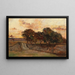 Landschap - Marie Egner — ingelijst kunstwerk aan de muur
