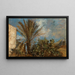 Palmbomen in Corfu - Marie Egner — ingelijst kunstwerk aan de muur