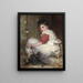 Op de drempel - Marie Elizabeth Seymour Lucas — ingelijst kunstwerk aan de muur