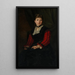Portret van Gunhild Gude - Marie Gratz — ingelijst kunstwerk aan de muur