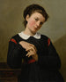 Portret van een jonge vrouw - Marie Guérin — weergave van het kunstwerk