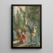 Après-midi dans le jardin Colonna - Marie Spartali Stillman — ingelijst kunstwerk aan de muur