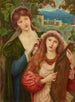 L'enfance de sainte Cécile - Marie Spartali Stillman — weergave van het kunstwerk