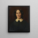 Portret van een vrouw - Marie Wiegmann — ingelijst kunstwerk aan de muur