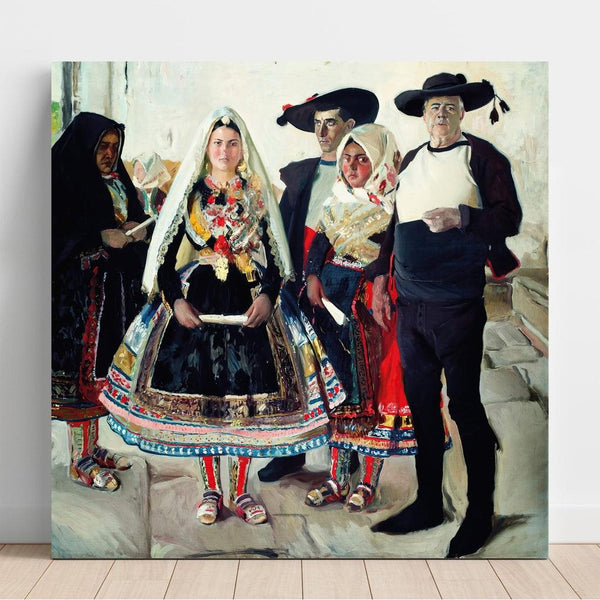 Reproductie van het schilderij Bruid Lagarteran - Joaquín Sorolla