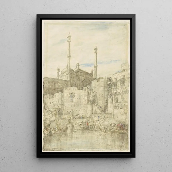 Marius Bauer - Aan de Ganges bij Benares.webp