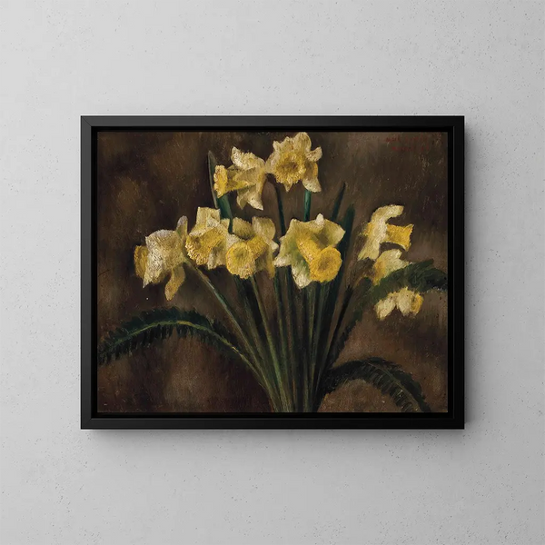 Jonquils - Mark Gertler — framed artwork on a wall