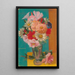 Fleurs dans un Vase - Mark Gertler — ingelijst kunstwerk aan de muur