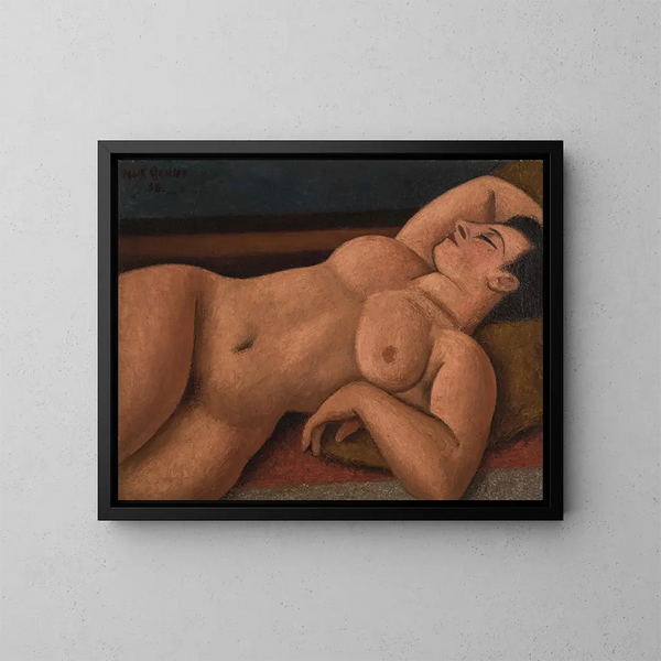 Nude Painting - Mark Gertler — framed artwork on a wall