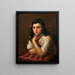 Portret van May Berlinsky - Mark Gertler — ingelijst kunstwerk aan de muur