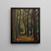 Bomen in Garsington - Mark Gertler — ingelijst kunstwerk aan de muur