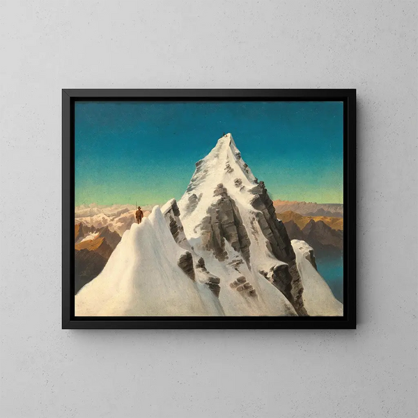 Saint Ruprecht near Klagenfurt, the Grossglockner - Markus Pernhart — framed artwork on a wall