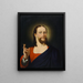 Blessing of Christ - Marquard Wocher — framed artwork on a wall