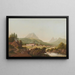 L'Abbaye d'Einsiedeln Canton de Schwytz - Marquard Wocher — framed artwork on a wall