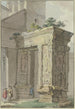 L'Arco degli Argentarii near San Giorgio in Velabro in Rome - Marquard Wocher — artwork view