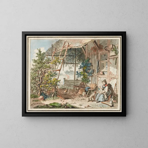 La Bonne Mère - Marquard Wocher — framed artwork on a wall