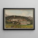 View of the Bains du Gourniguel in the Canton of Bern - Marquard Wocher — framed artwork on a wall
