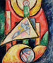 Abstractie - Marsden Hartley — weergave van het kunstwerk