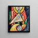 Abstractie - Marsden Hartley — ingelijst kunstwerk aan de muur
