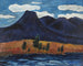 Landschap blauw - Marsden Hartley — weergave van het kunstwerk