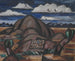 Begraafplaats van New Mexico - Marsden Hartley — weergave van het kunstwerk