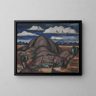 Marsden Hartley - Cemetery New Mexico.webp