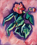 Begonia's rozen - Marsden Hartley — weergave van het kunstwerk