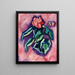 Begonia's rozen - Marsden Hartley — ingelijst kunstwerk aan de muur