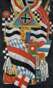 Portret van een Duitse officier - Marsden Hartley — weergave van het kunstwerk