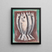 Geesten van de zee - Marsden Hartley — ingelijst kunstwerk aan de muur