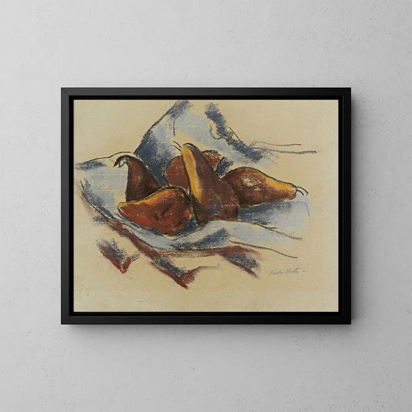 Natuurstudie met peren - Marsden Hartley — ingelijst kunstwerk aan de muur