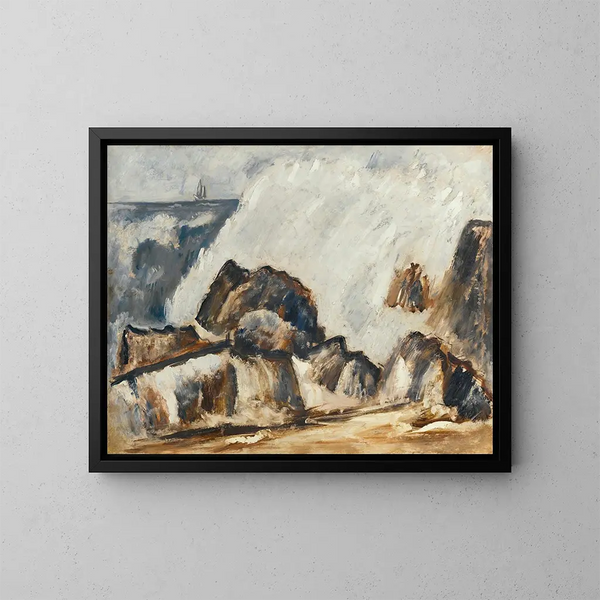 Vloedstorm - Marsden Hartley — ingelijst kunstwerk aan de muur