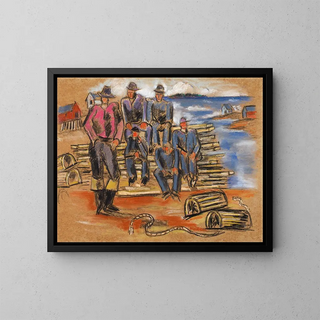 Marsden Hartley - Study for Lobster Fishermen.webp