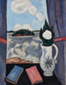 Venster op de zee in de zomer - Marsden Hartley — weergave van het kunstwerk