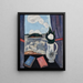 Venster op de zee in de zomer - Marsden Hartley — ingelijst kunstwerk aan de muur