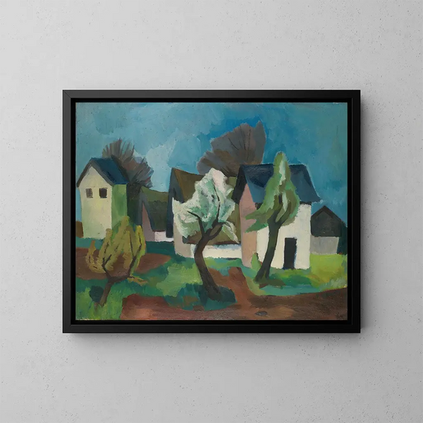 Boom in bloei II - Martel Schwichtenberg — ingelijst kunstwerk aan de muur